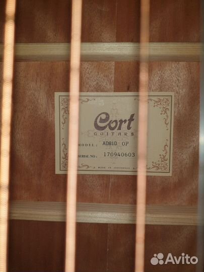 Акустическаягитара CortAD810 OP, с чехлом