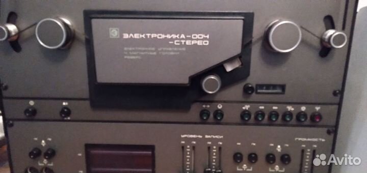 Катушечный магнитофон электроника 004