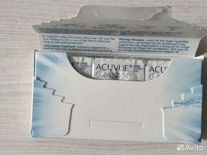 Линзы контактные acuvue oasys двухнедельные