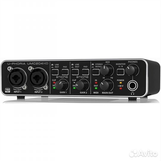Внешняя звуковая карта с USB Behringer UMC204HD