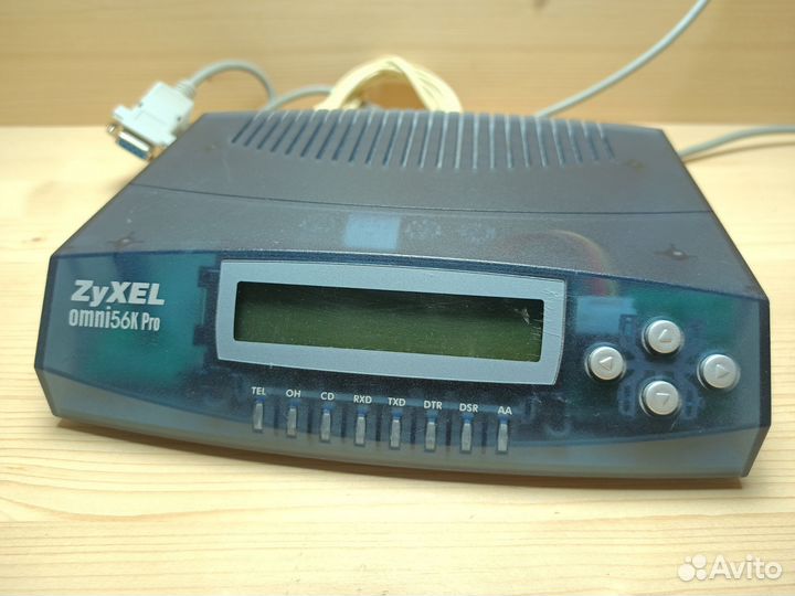 Ретро Модем Dial-UP Zyxel Omni 56K Pro в коллекцию