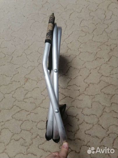 Стул складной алюминиевый со спинкой