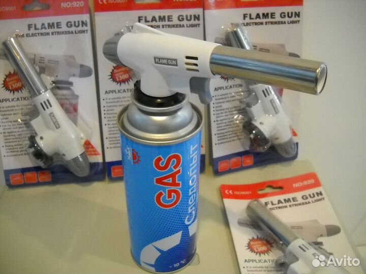 Газовая горелка с пьезоподжигом