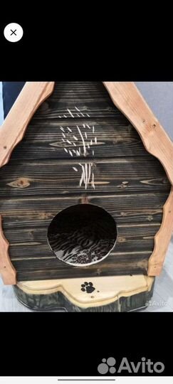 Домик для кошки с котятами