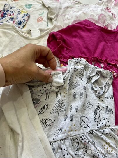 Детские вещи пакетом для девочек 80