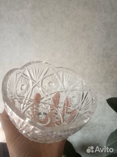 Салатник хрусталь СССР