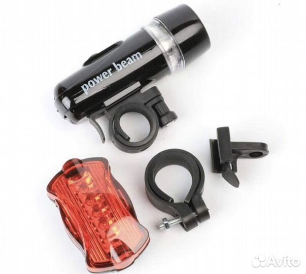 Комплект велофонарей передний и задний