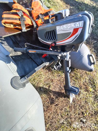 Надувная лодка пвх бу с мотором