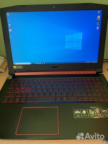 Бюджетный игровой ноутбук Acer Nitro 5 GTX 1050 Ti купить в Санкт ...