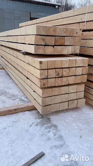 Брус обрезной 100х200х6000мм
