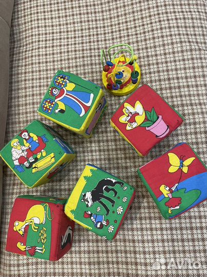 Мягкие кубики большие