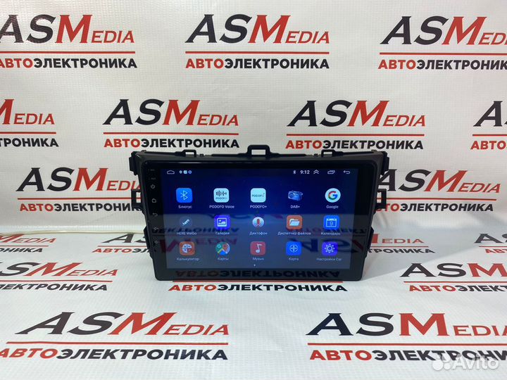 Магнитола android Toyota corolla E150