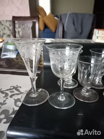 Рюмка лафитник стопка старинные аникварные