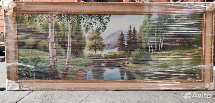 Картина в раме гобелен