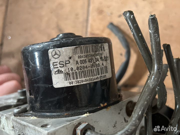 Блок abs абс Мерседес w203 w209