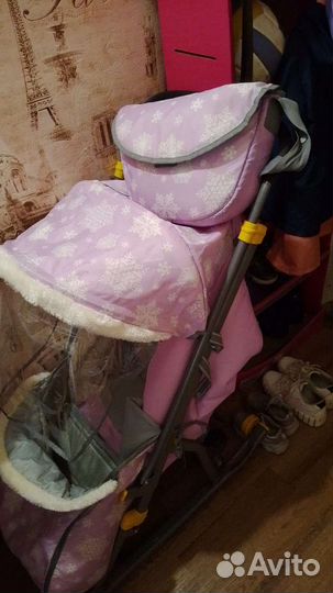 Коляска санки