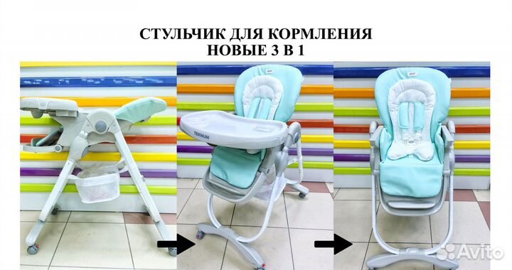 Новый стульчик для кормления детей