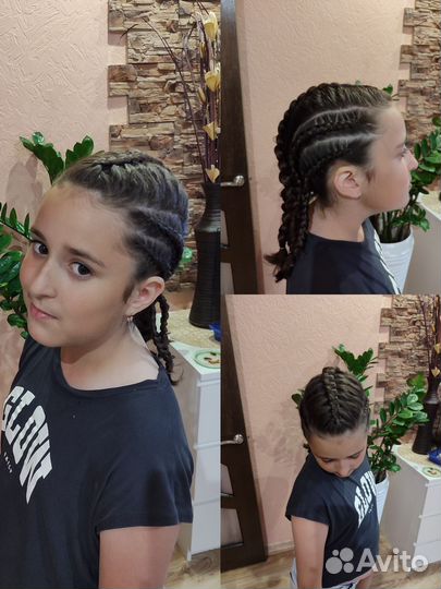 Плетение кос с канекалоном