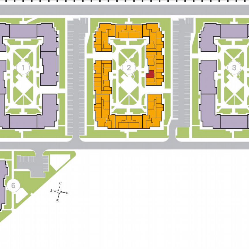 1-к. квартира, 40 м², 3/4 эт.