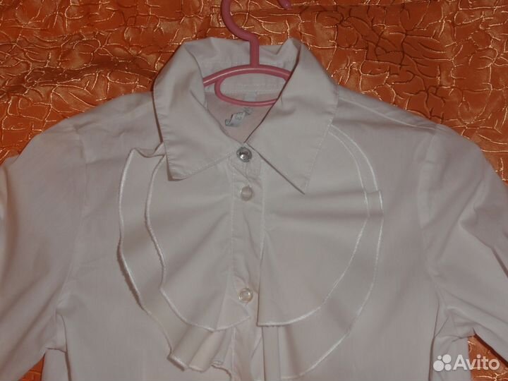 Школьная блузка Орби р-р 140 отличное состояние