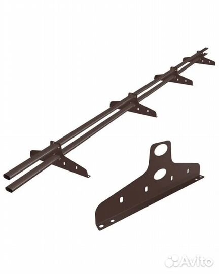 Снегозадержатель кровельный трубчатый плоскоовальн