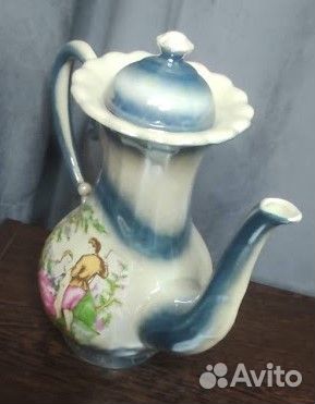 Фарфоровый кувшин с крышкой СССР