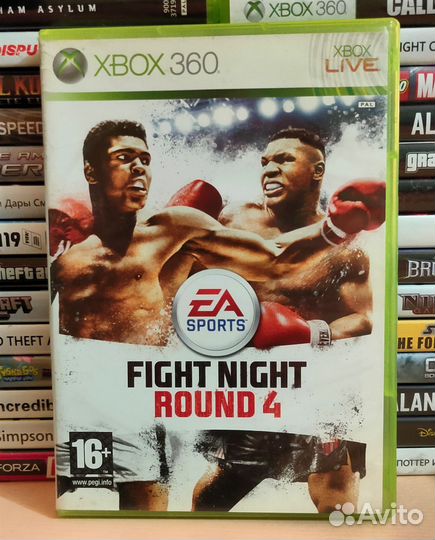 Fight Night Round 4 на Xbox 360 Лицензия