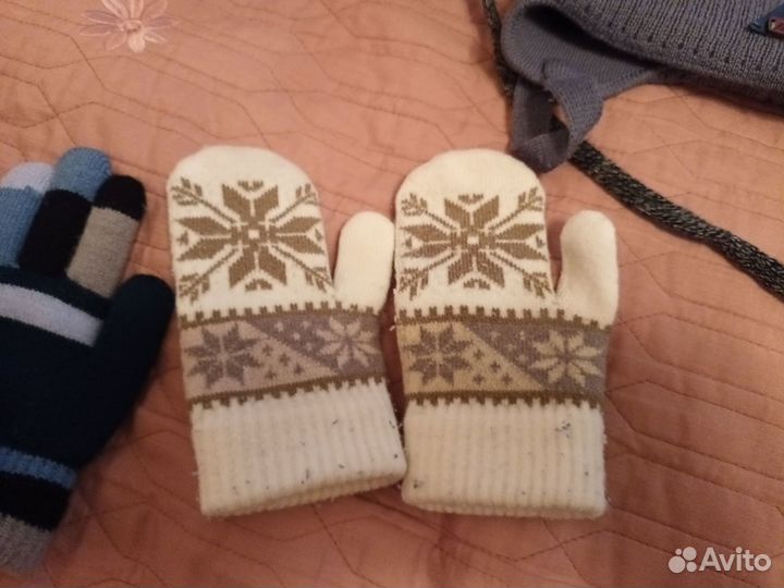 Шапки перчатки варежки