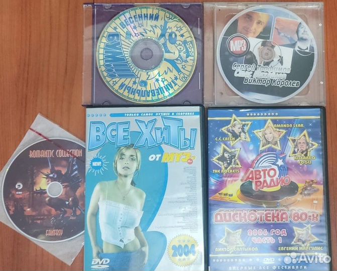 Коллекция музыки на CD/DVD