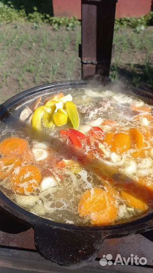 Казан чугунный 12 литров