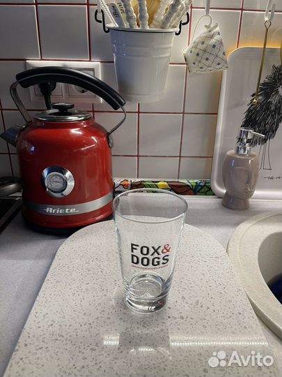 Стакан для виски Fox & Dogs новый