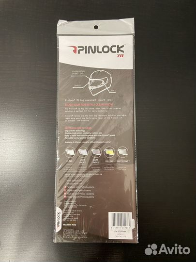 Pinlock (пинлок) для визора шлема Agv K1-K5 K3SV