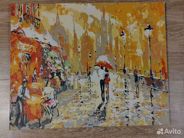 Картина акрилом на холсте