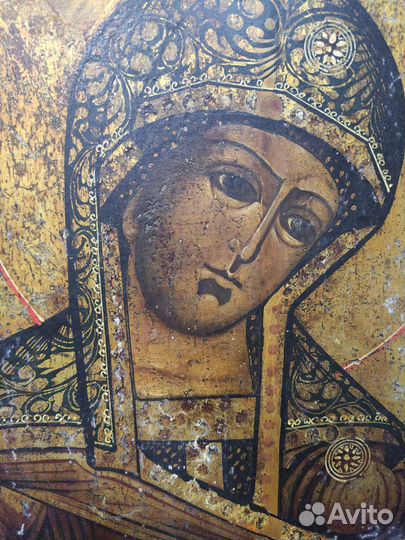 Старинные иконы из Деисусного чина размер