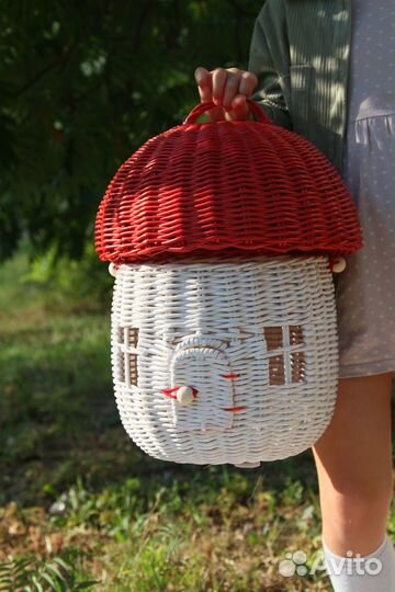 Плетеные корзины для веселых игр