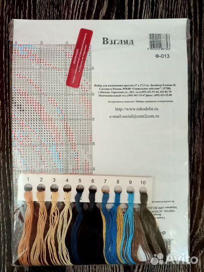 Набор для вышивания Золотое Руно Ф-013 Взгляд