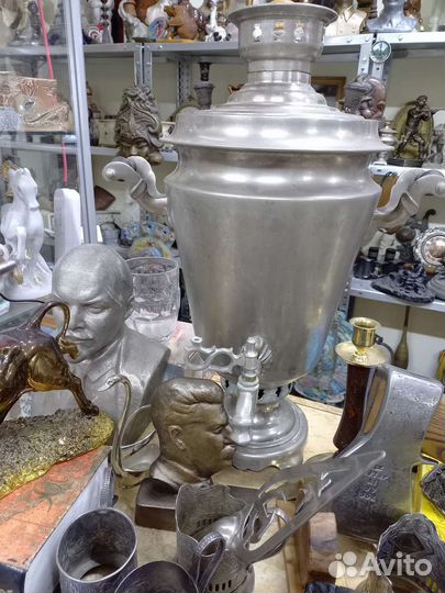 Самовар на дровах старинный