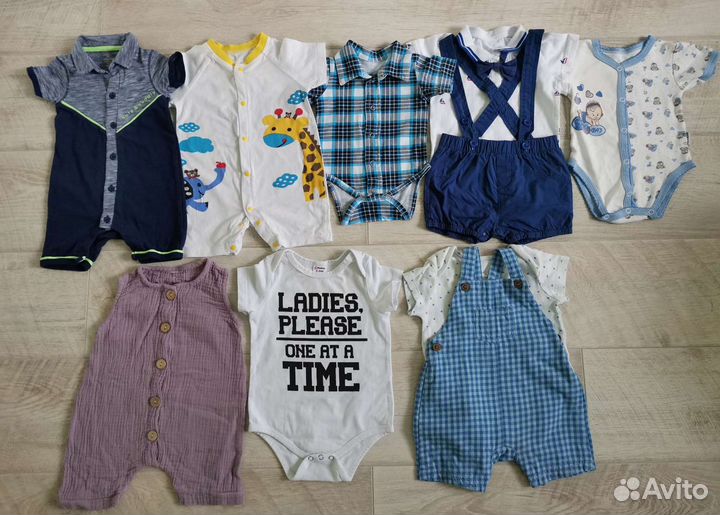 Очень много стильных вещей мальчику 62-68