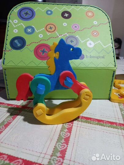 Мягкий конструктор лошадка