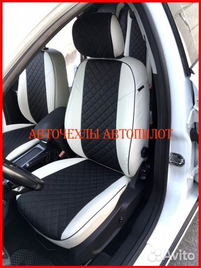 Чехлы Автопилот Ford Mondeo 4 Tit. из экокожи Ромб