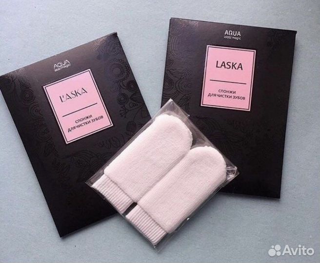 Спонжи для чистки зубов Laska