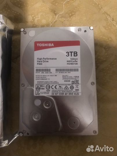 HDD Toshiba P300 3tb идеал