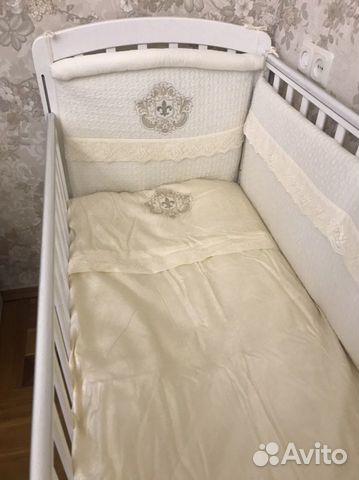 Комплект из 6 предметов в детскую кроватку