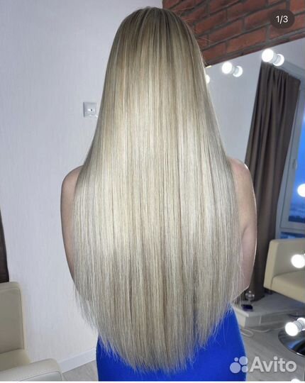 Коррекция наращённых волос