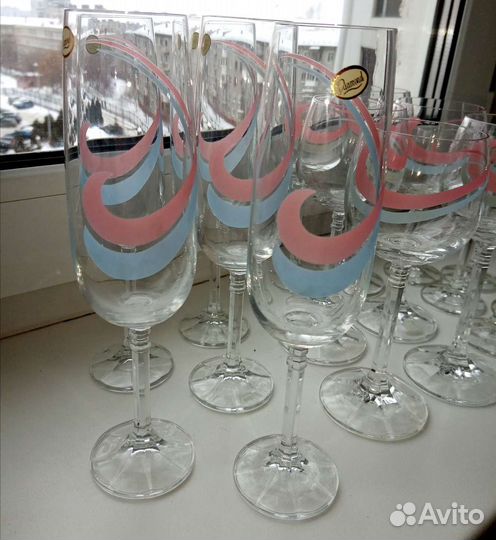 Винтаж вазы. Фужеры