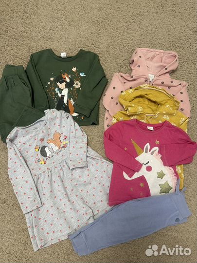 Вещи пакетом для девочки 92 98