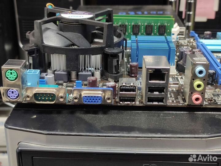 Материнки 1155, 775, + проц + озу