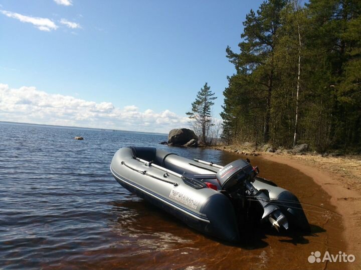 Лодка Флагман 320 с мотором yamaha 5