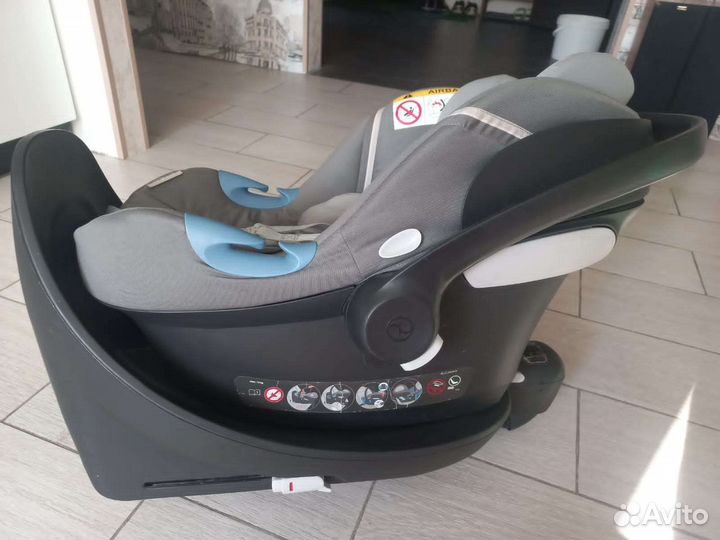 Автолюлька cybex aton m с базой Cybex