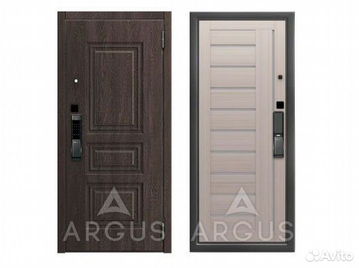 Электронная входная дверь с отпечатком пальца